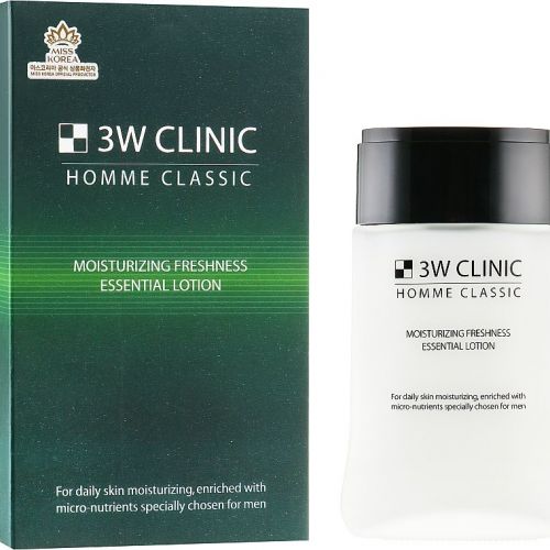 3W CLINIC Homme Classic Moisturizing Freshness Essential Lotion Лосьон для обличчя