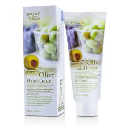 3W CLINIC Olive Hand Cream Крем для рук зволожуючий з екстрактом оливи