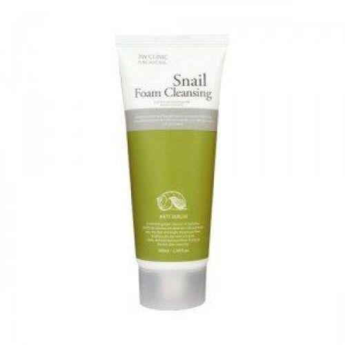 3W CLINIC Snail Foam Cleansing Пінка для вмивання з муцином равлика