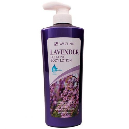3W CLINIC Relaxing Body Lotion Lavender Лосьйон розслабляючий для тіла з екстрактом лаванди