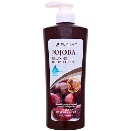 3W CLINIC Relaxing Body lotion Jojoba Лосьйон розслабляючий для тіла з екстрактом жожоба