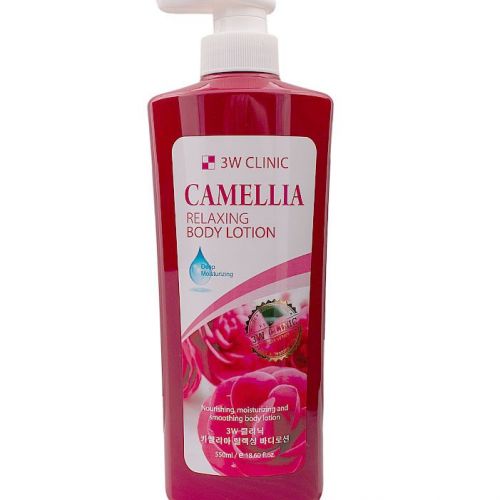 3W CLINIC Relaxing Body lotion Camellia Лосьйон розслабляючий для тіла з екстрактом камелії