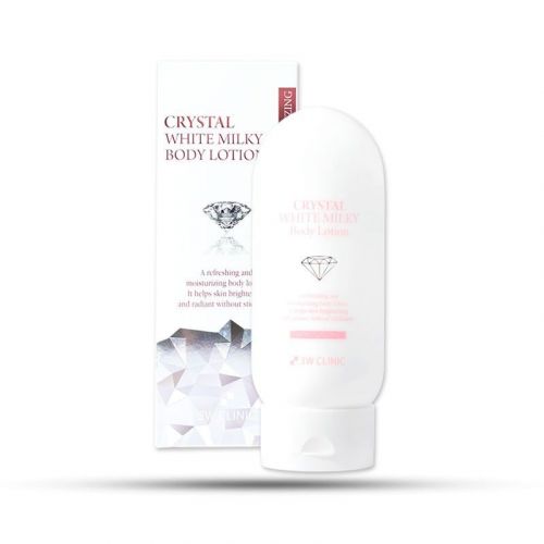 3W CLINIC Crystal White Milky Body Lotion Лосьйон для тіла з екстрактом молока