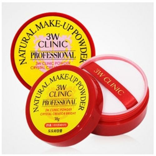 3W CLINIC Natural Make-Up Powder #23 Пудра матуюча розсипчаста №23