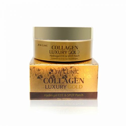 3W CLINIC Collagen & Luxury Gold Eye Patch Патчі для очей з колагеном і золотом