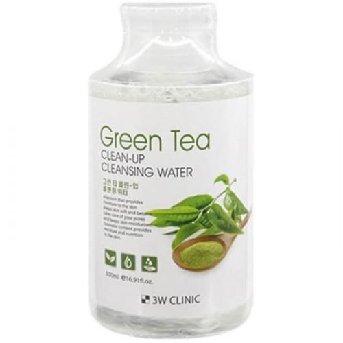 3W Clinic Green Tea Clean-Up Cleansing Water Рідина для зняття макіяжу
