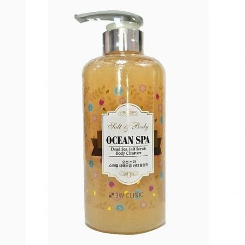 3W CLINIC OCEAN SPA Dead Sea Salt Scrub Body Cleanser Скраб для тіла