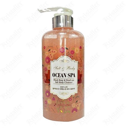 3W CLINIC Ocean Spa Black Rose & Dead Sea Salt Body Cleanser Скраб для тіла