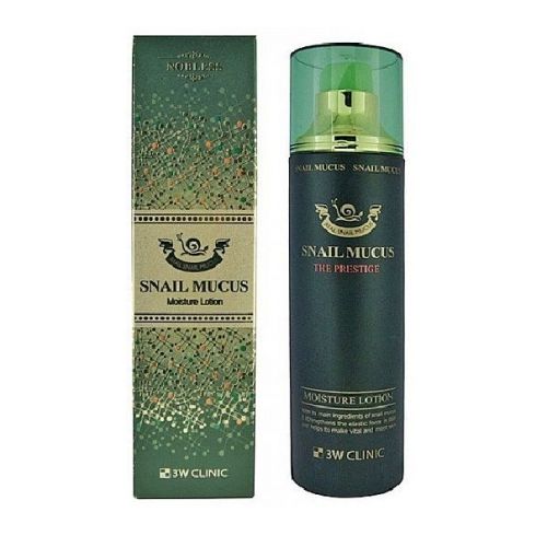 3W CLINIC Snail Mucus Moisture Lotion Зволожуючий лосьйон для обличча з муцином равлика