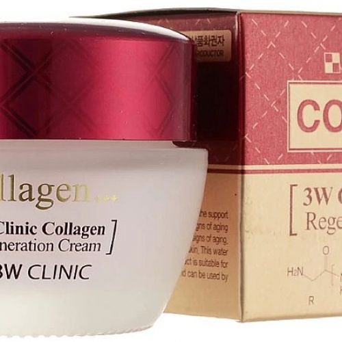 3W CLINIC Collagen Regeneration Cream Крем для обличчя з колагеном