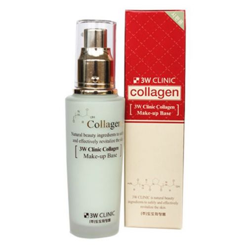 3W Clinic Collagen Make-Up Base Green Основа під макіяж
