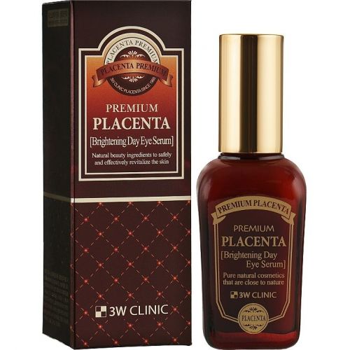 3W CLINIC Premium Placenta Brightening Day Eye Serum Антивікова сироватка для очей з плацентою