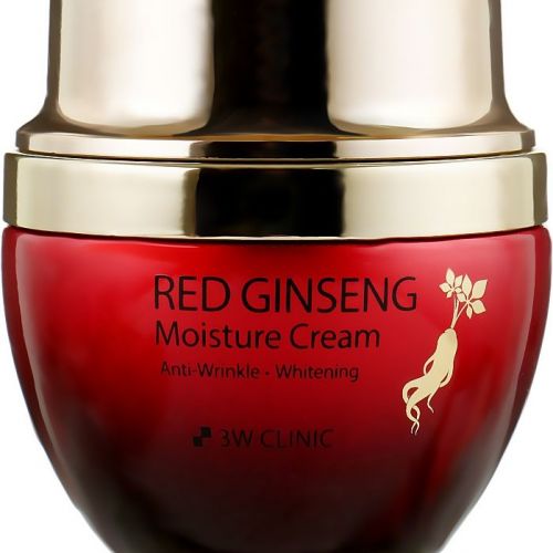 3W CLINIC Red Ginseng Moisture Cream Крем для обличчя зволожуючий з екстрактом червоного женьшеню