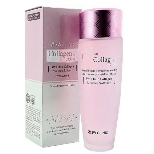 3W CLINIC Collagen Extra Moisture Softener Тонер для обличчя Екстра зволожуючий з колагеном