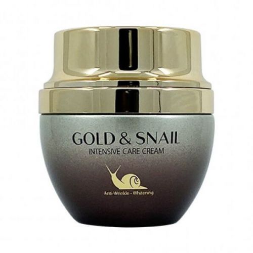 3W Clinic Gold & Snail Intensive Care Cream Крем для обличчя