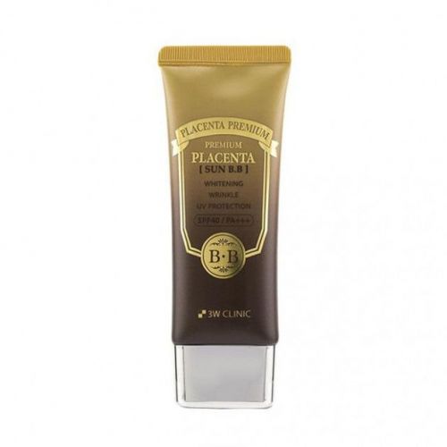 3W CLINIC Premium Placenta Sun BB Cream Сонцезахисний BB крем з плацентою