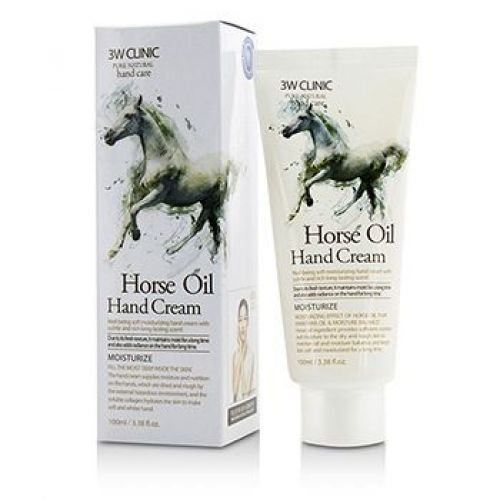 3W CLINIC Horse Oil Hand Cream Крем для рук зволожуючий з кінським жиром
