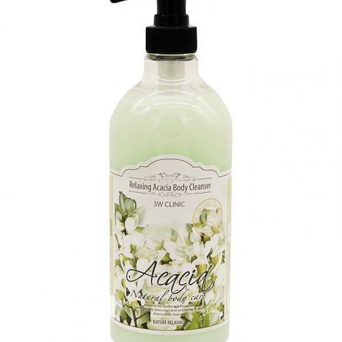 3W CLINIC Relaxing Acacia Body Cleanser Гель для душу з екстрактом масла акації