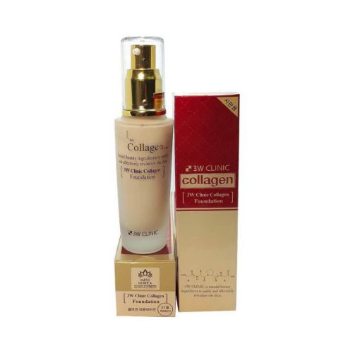 3W Clinic Collagen Foundation #21 Тональний крем для обличчя