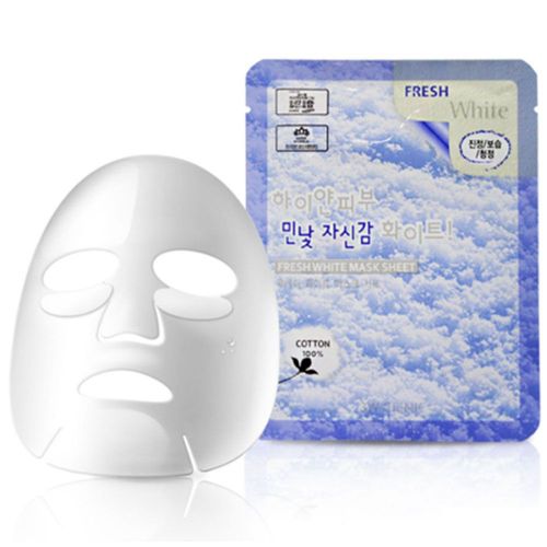3W CLINIC Fresh White Mask Sheet Маска тканинна для обличчя освітлююча
