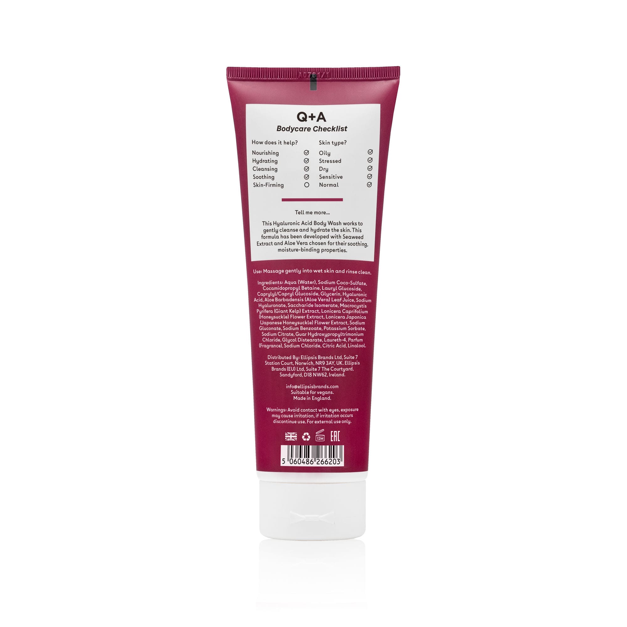 Hyaluronic Acid Body Wash Back
