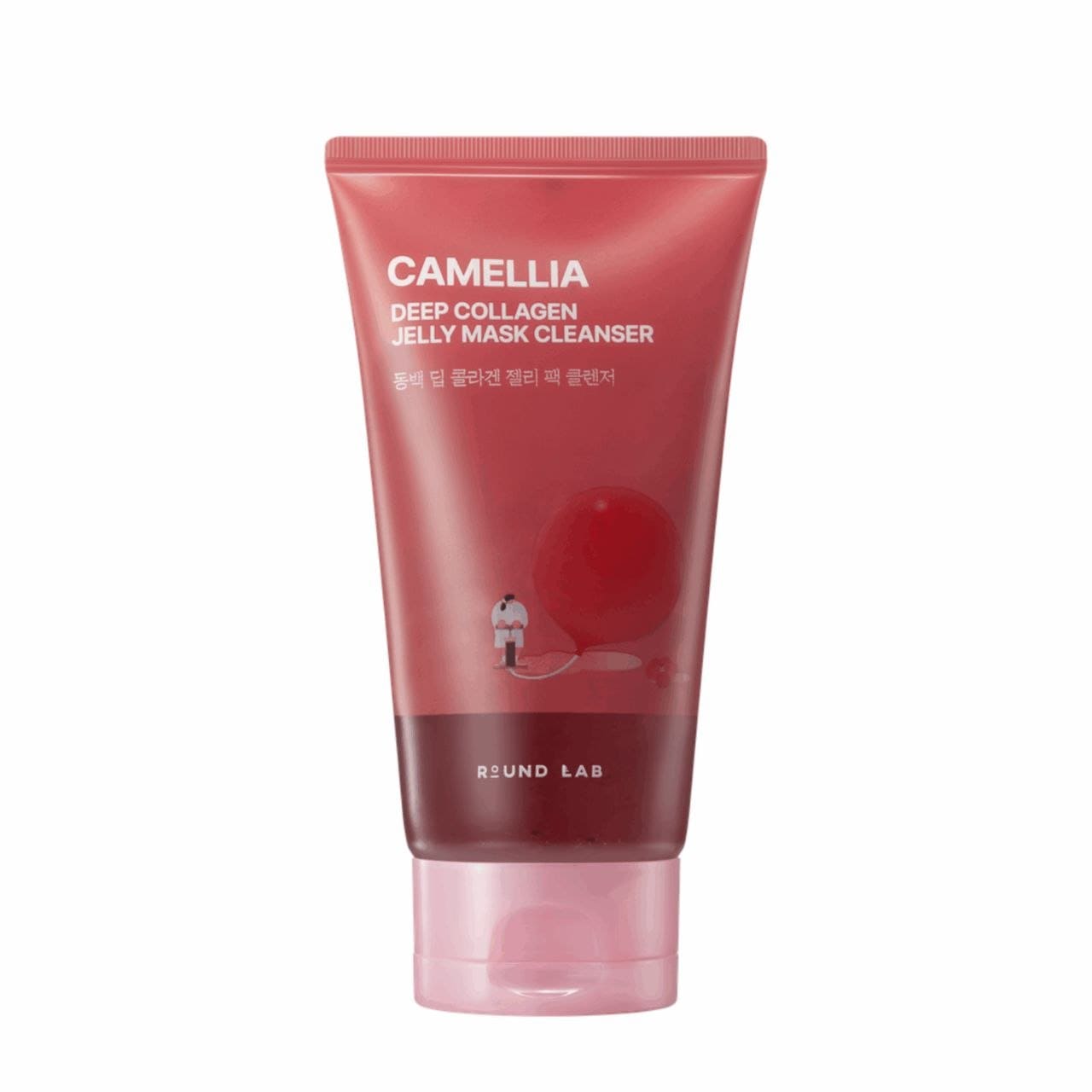 Очищальний гель-маска з екстрактом камелії та колагеном ROUND LAB Camellia Deep Collagen Jelly Mask Cleanser, 150 ml