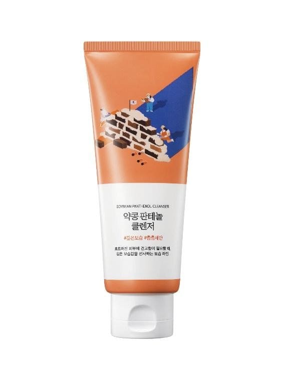 Пінка для умивання з екстрактом соєвих бобів та пантенолом ROUND LAB Soybean Panthenol Cleanser